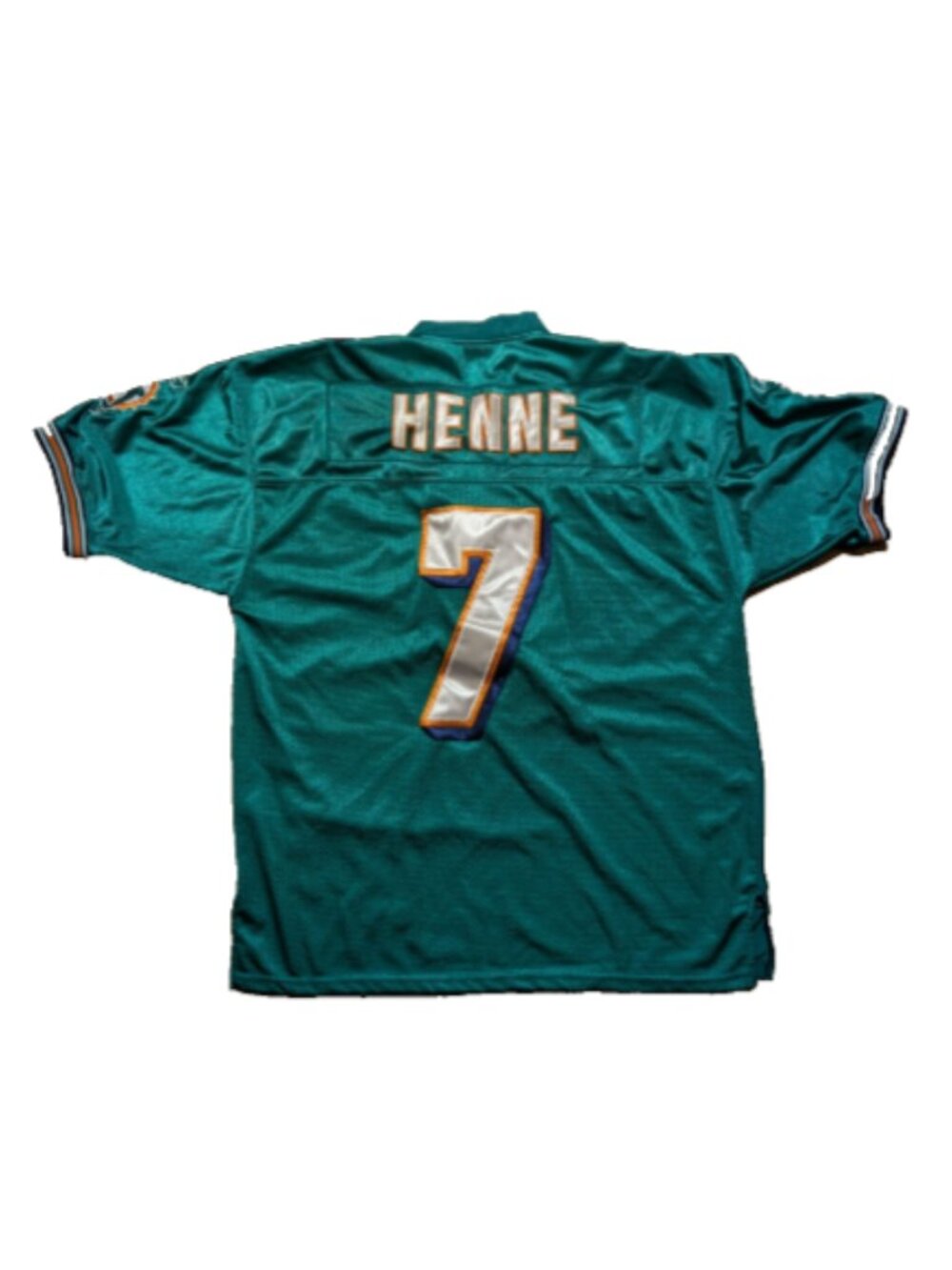 Reebok Miami Dolphins Jersey Size 52 Chad Henne Sewn #7 NFL On Field Football